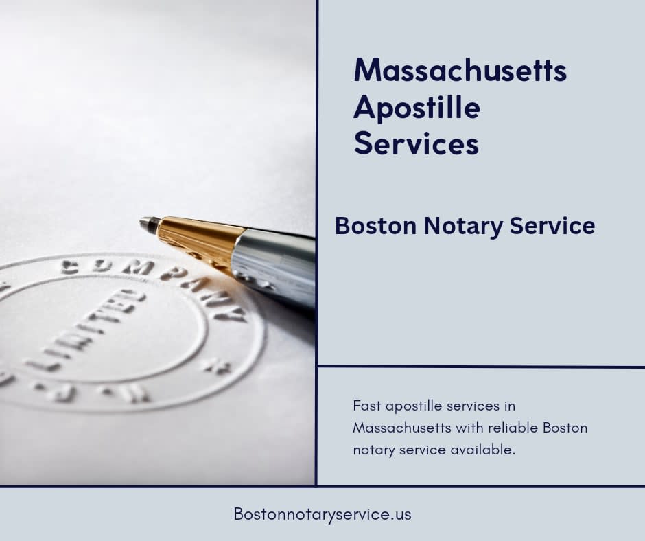 Massachusetts Apostille Services