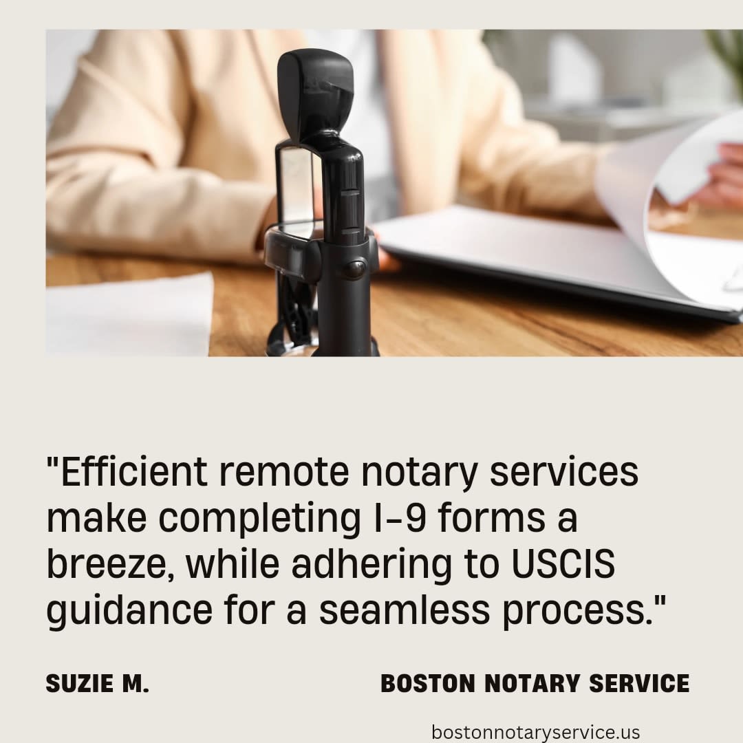 Remote Notary Services for Completing I-9 Form | USCIS Guidance