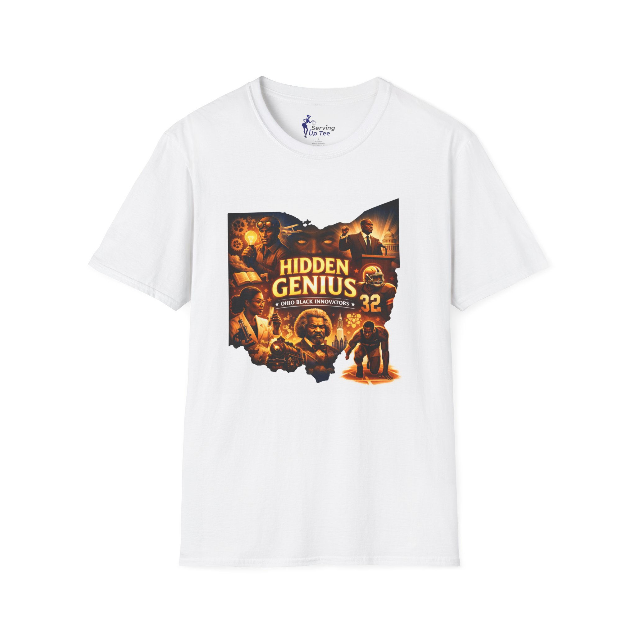 Ohio Hidden Genius T-Shirt — Celebrating Black Innovators, Inventors & Artists