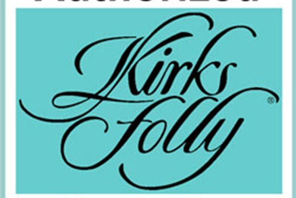 Thumbnail: Kirks Folly Dazzling Link Bracelet silvertone / dark sapphire