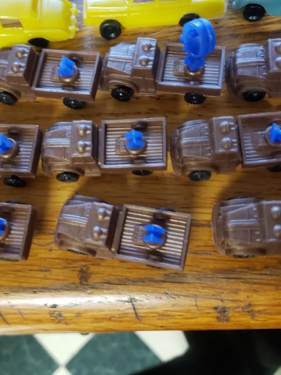 Thumbnail: 25 Vintage Plastic Toy Cars & Jeeps Hong Kong