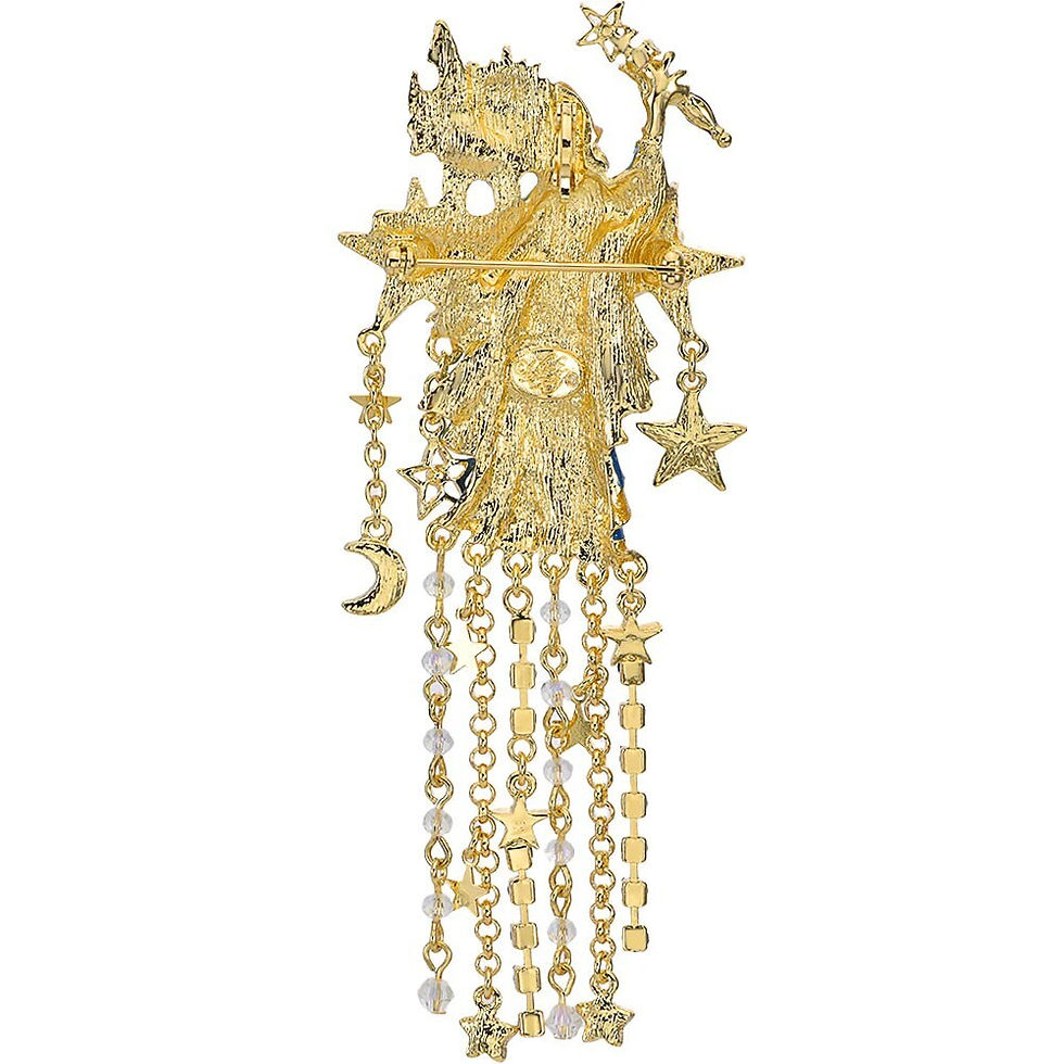 Thumbnail: Kirks Folly Wizard King Pin /Pendant goldtone