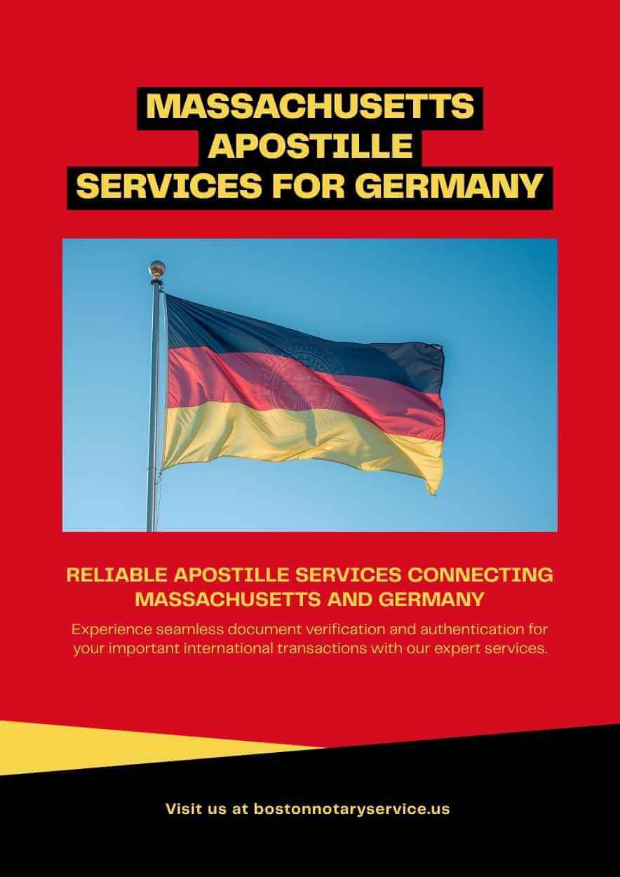 Apostille for Germany 🇩🇪 – Massachusetts Apostille Services by Boston Notary Service
