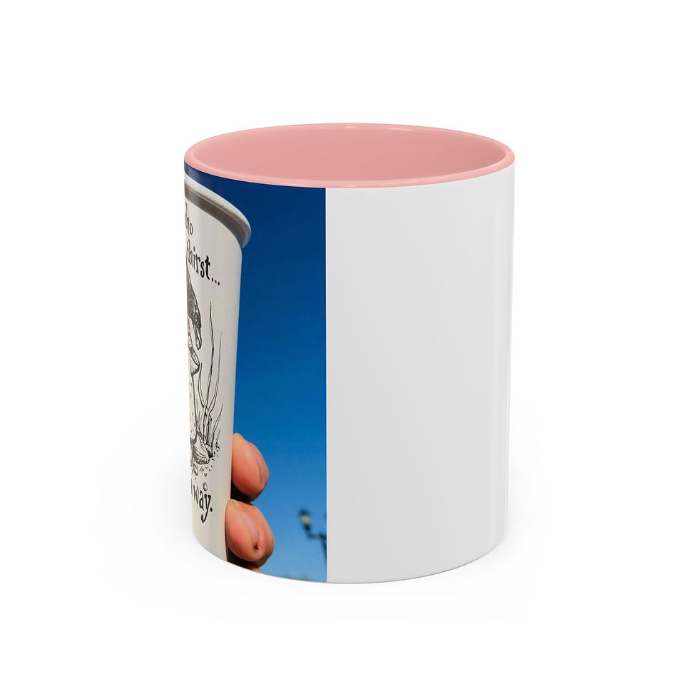 Thumbnail: Those Who Thirst Crow Accent Ceramic Mug (11/15oz)