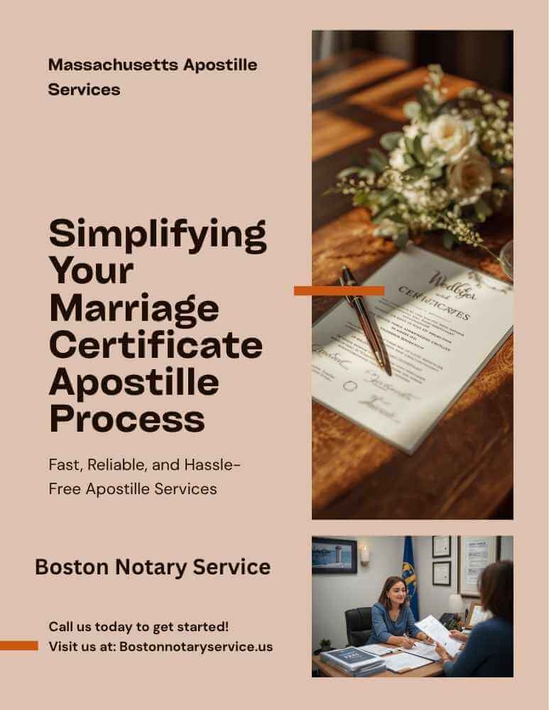 Apostille Service for Marriage Certificate Massachusetts