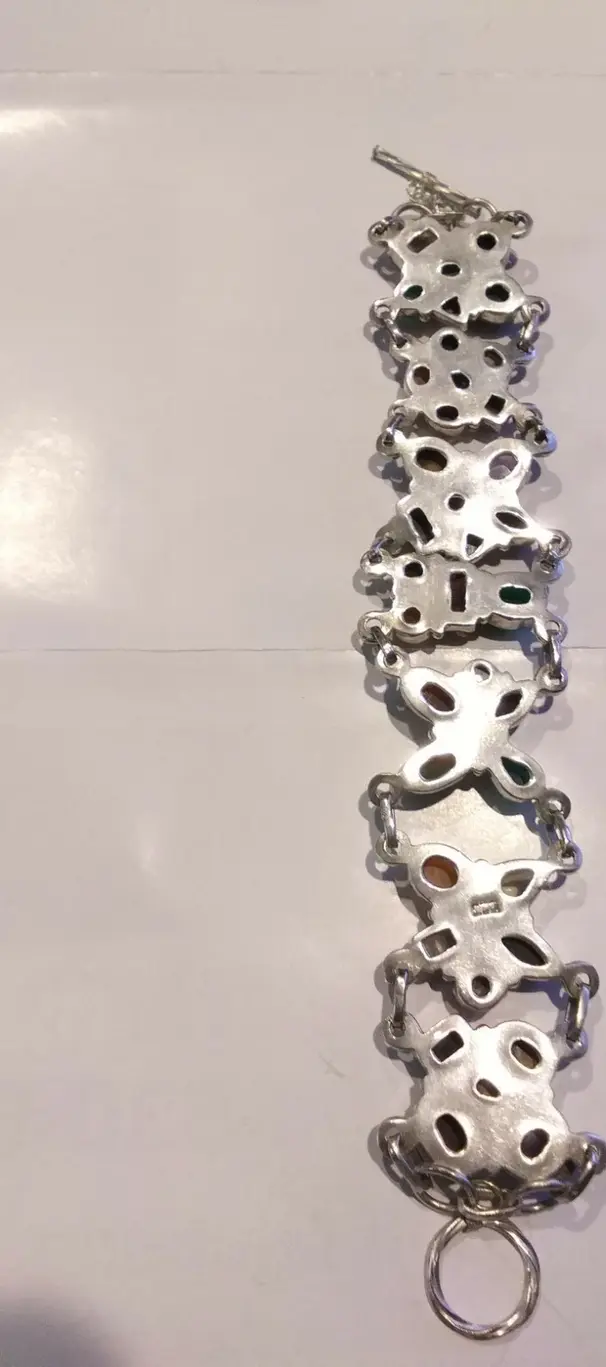 Thumbnail: Sterling Silver Multi Color Quartz Jewelry Set