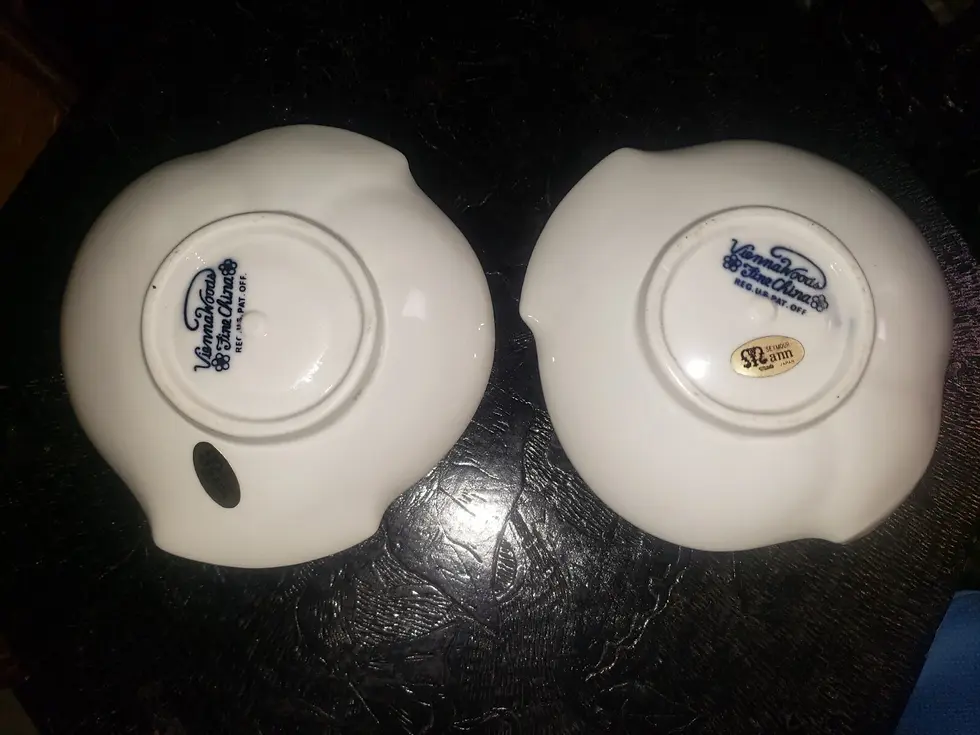 Thumbnail: Vienna Woods Blue Onion China Candle Holders