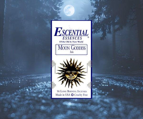 Moon Goddess Isis Escential Essences incense stick wands