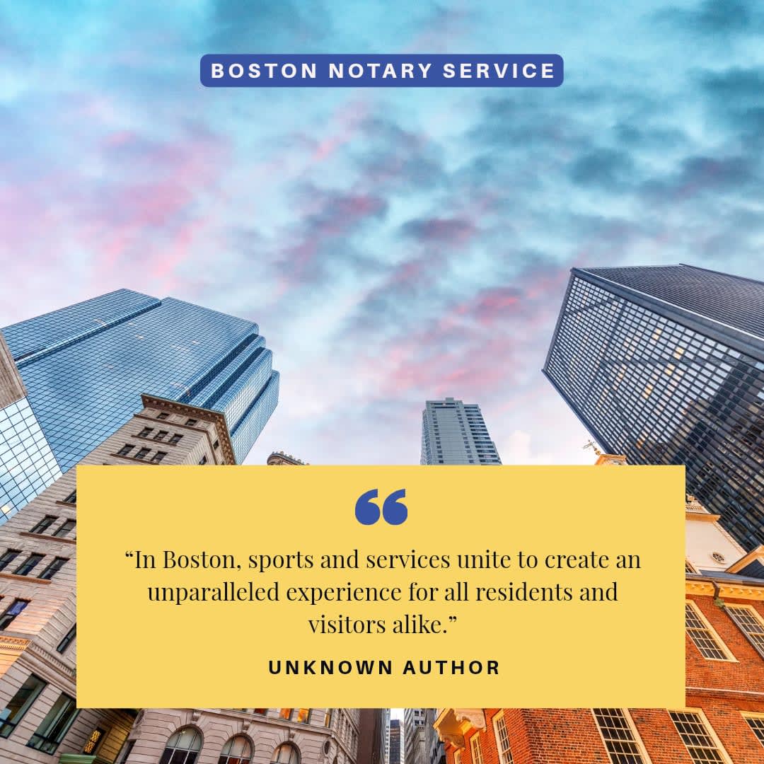 Boston, Massachusetts: The Greatest Sports City Meets Top Apostille Services