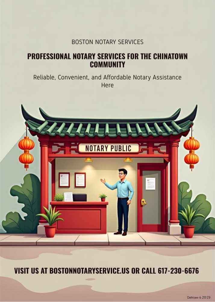 📍 Notary Public Services in Boston’s Chinatown