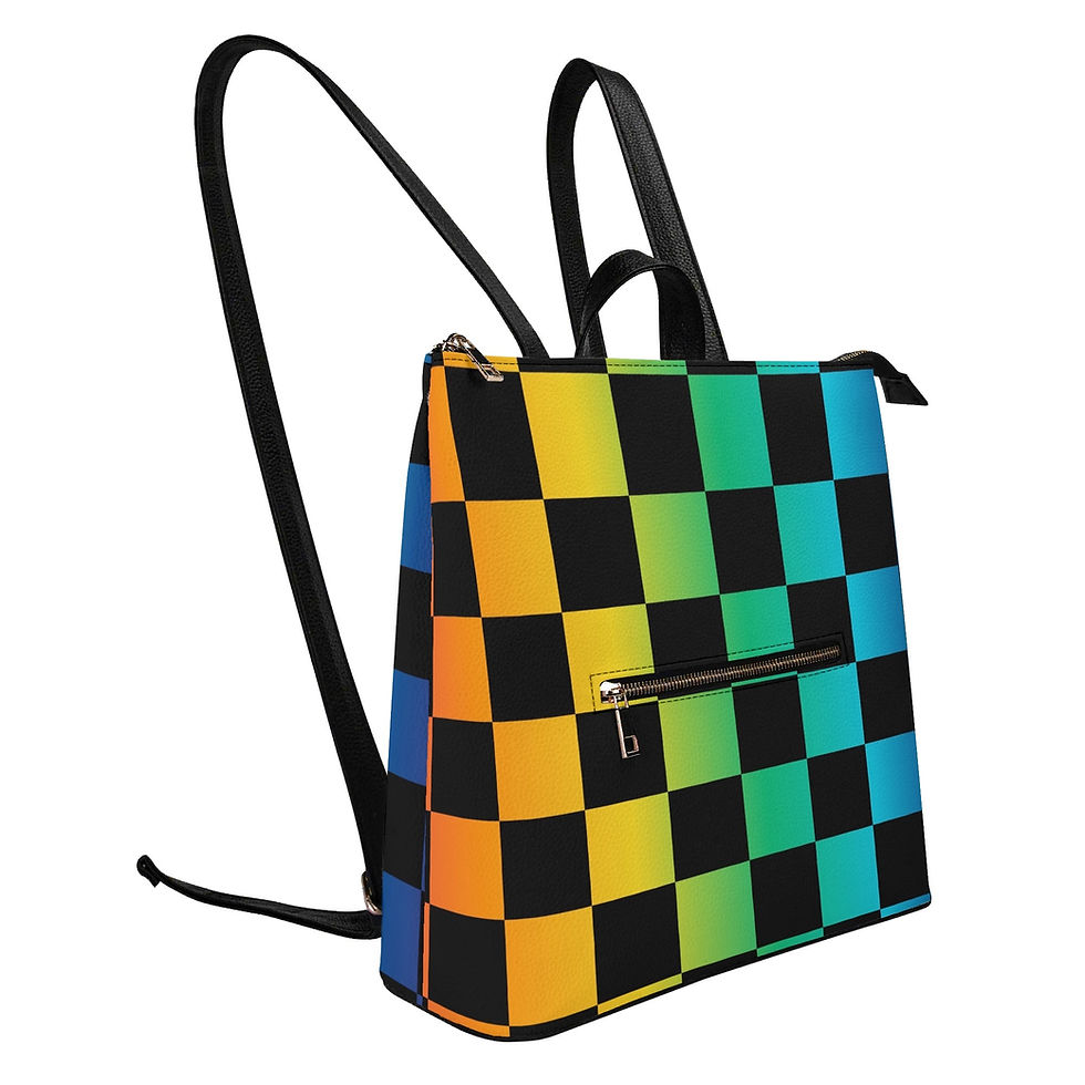 Thumbnail: Women's PU Leather Leisure Backpack College Daypack and Top-Handle