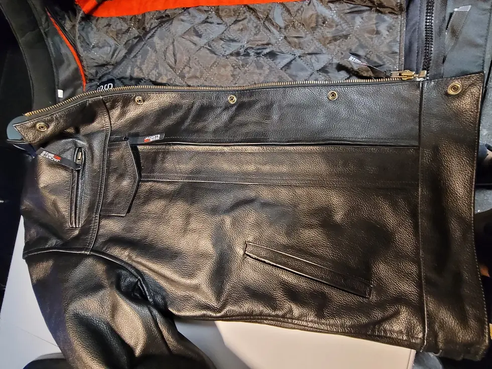 Thumbnail: Men's Premium Natural Buffalo Leather Jacket