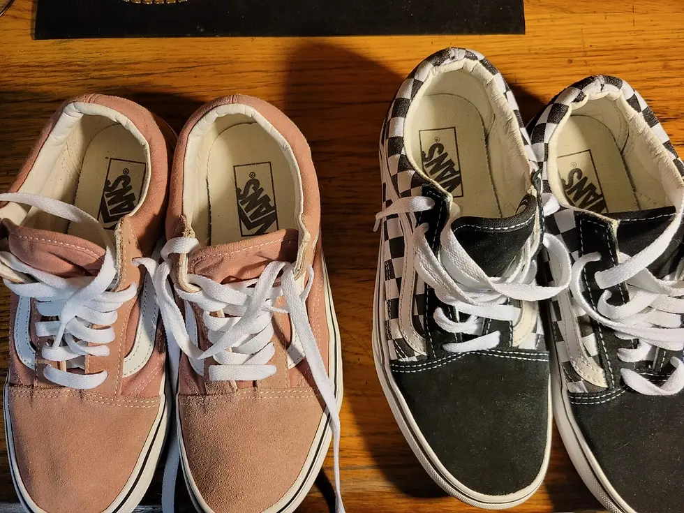 Thumbnail: 2 Pair Vans Checkerboard Old Skool Size 6.5