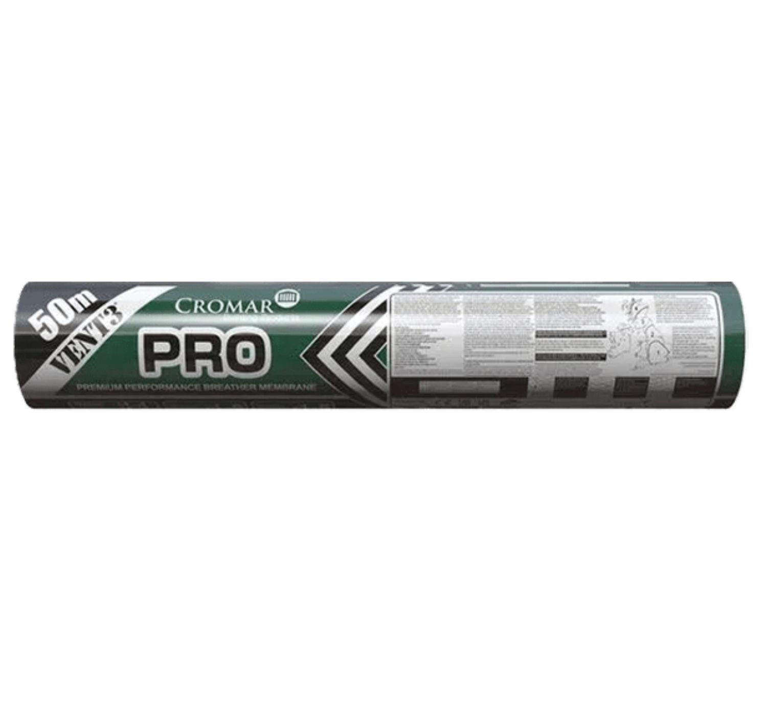 1 x 50m Cromar Vent3 Pro Breathable Roof Membrane