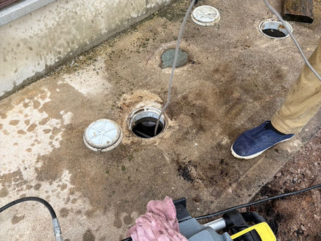 トイレつまり　高圧洗浄機