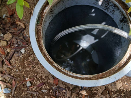 排水つまり　高圧洗浄機
