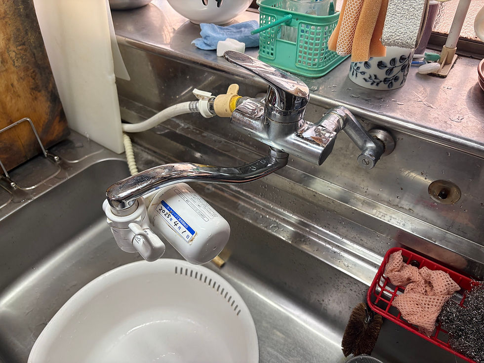 キッチン混合水栓交換