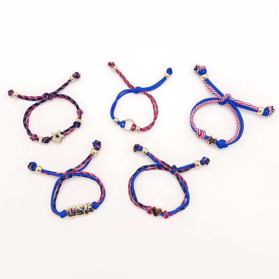 Thumbnail: Patriotic Bracelets