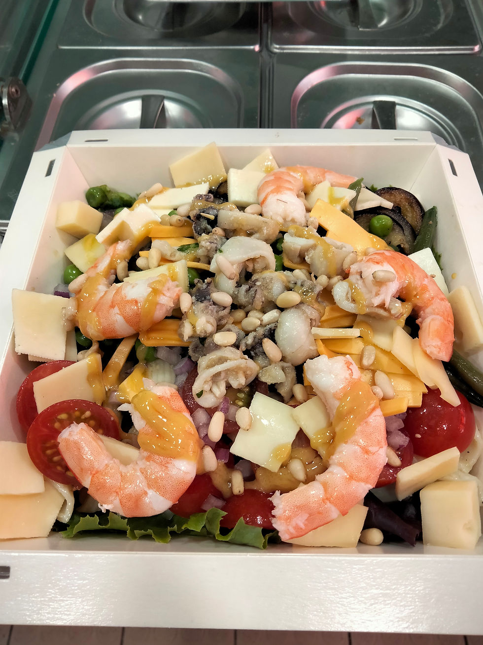 Miniature : Salade base + 6 ingredients 