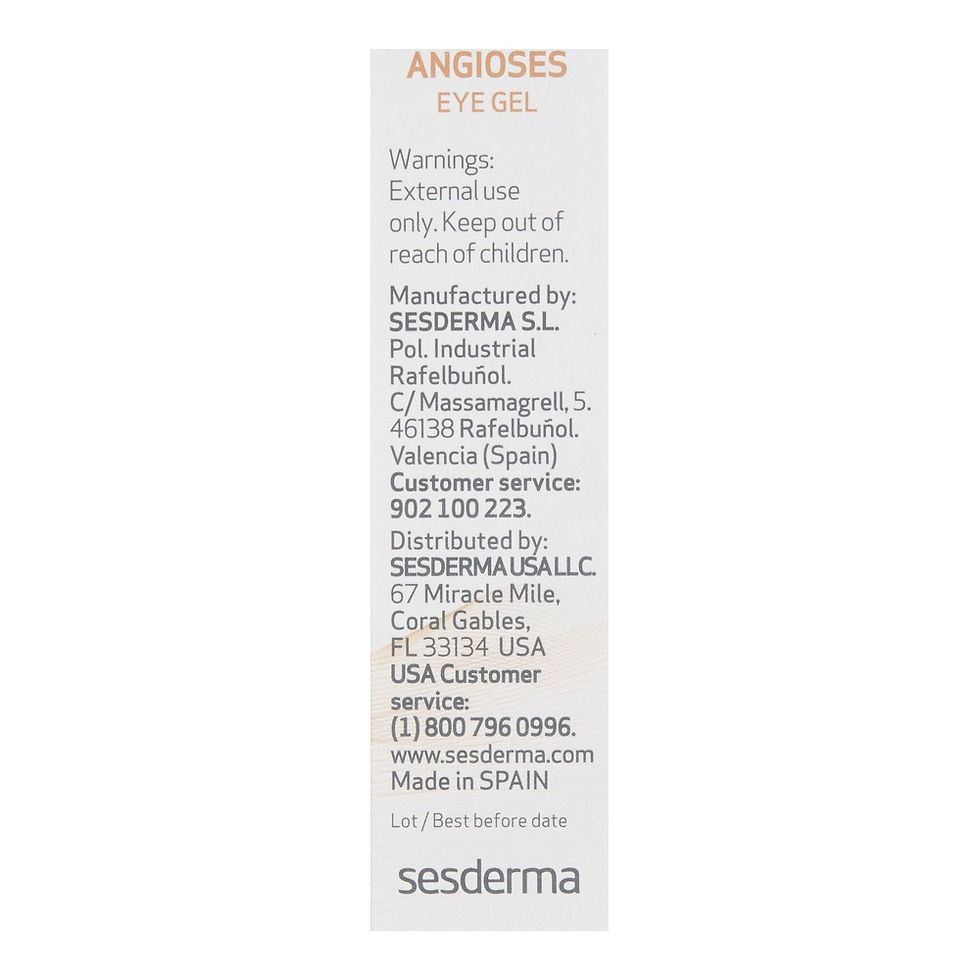Miniaturbild: Augenkontur Sesderma Angioses Augenringe (15 ml)