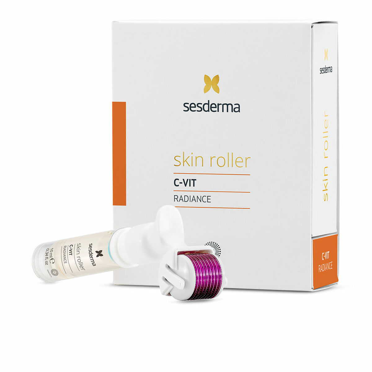 Pflegende Creme Sesderma Skin Roller C-Vit Radiance (10 ml)