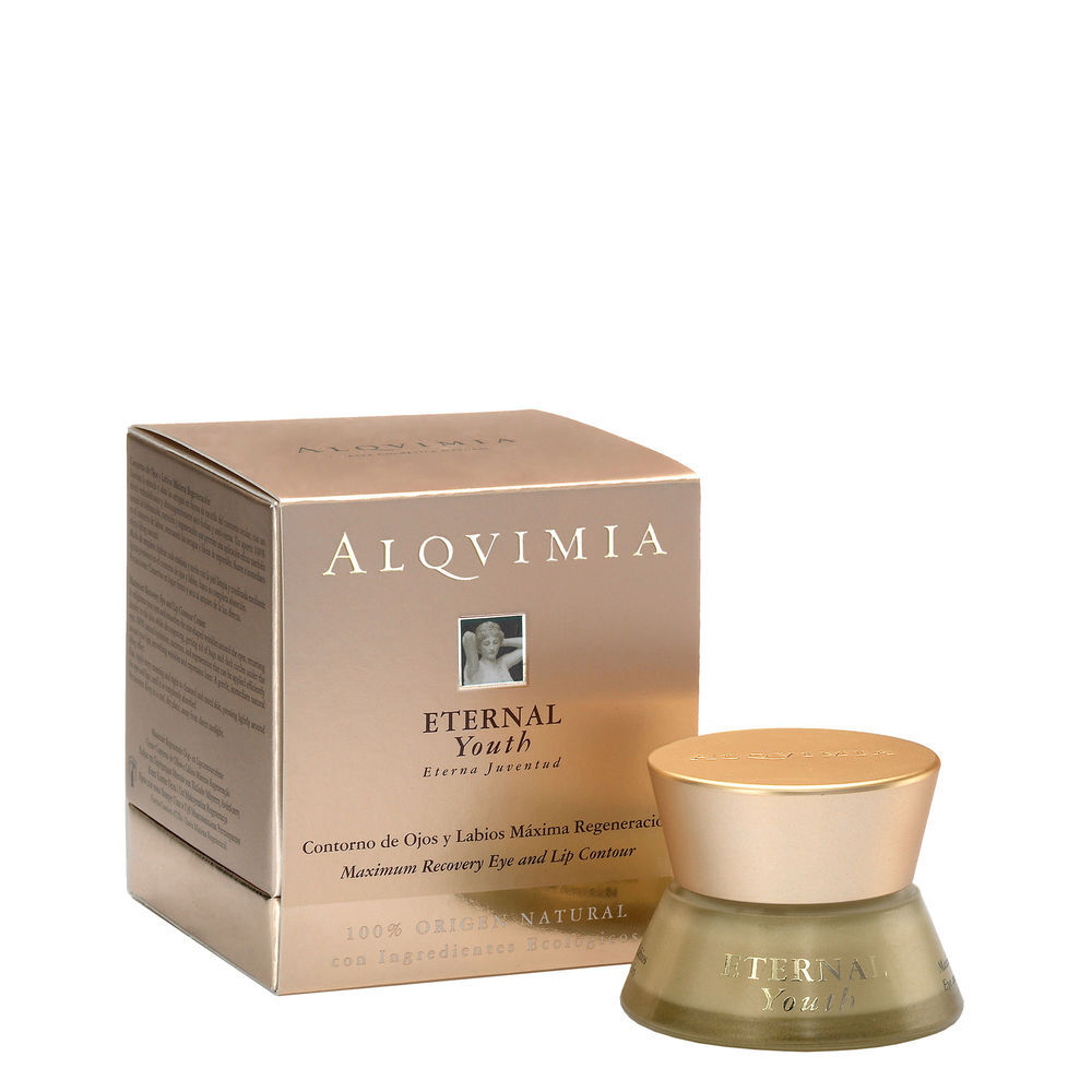 Anti-Aging-Creme für die Augen- und Lippenkonturen Eternal Youth Alqvimia (15 ml