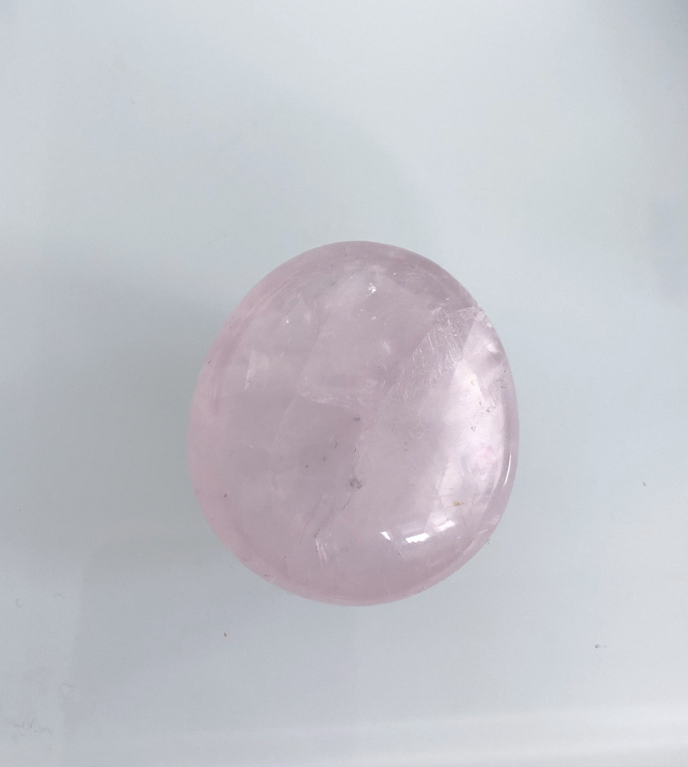Rose Quartz Palm Crystal