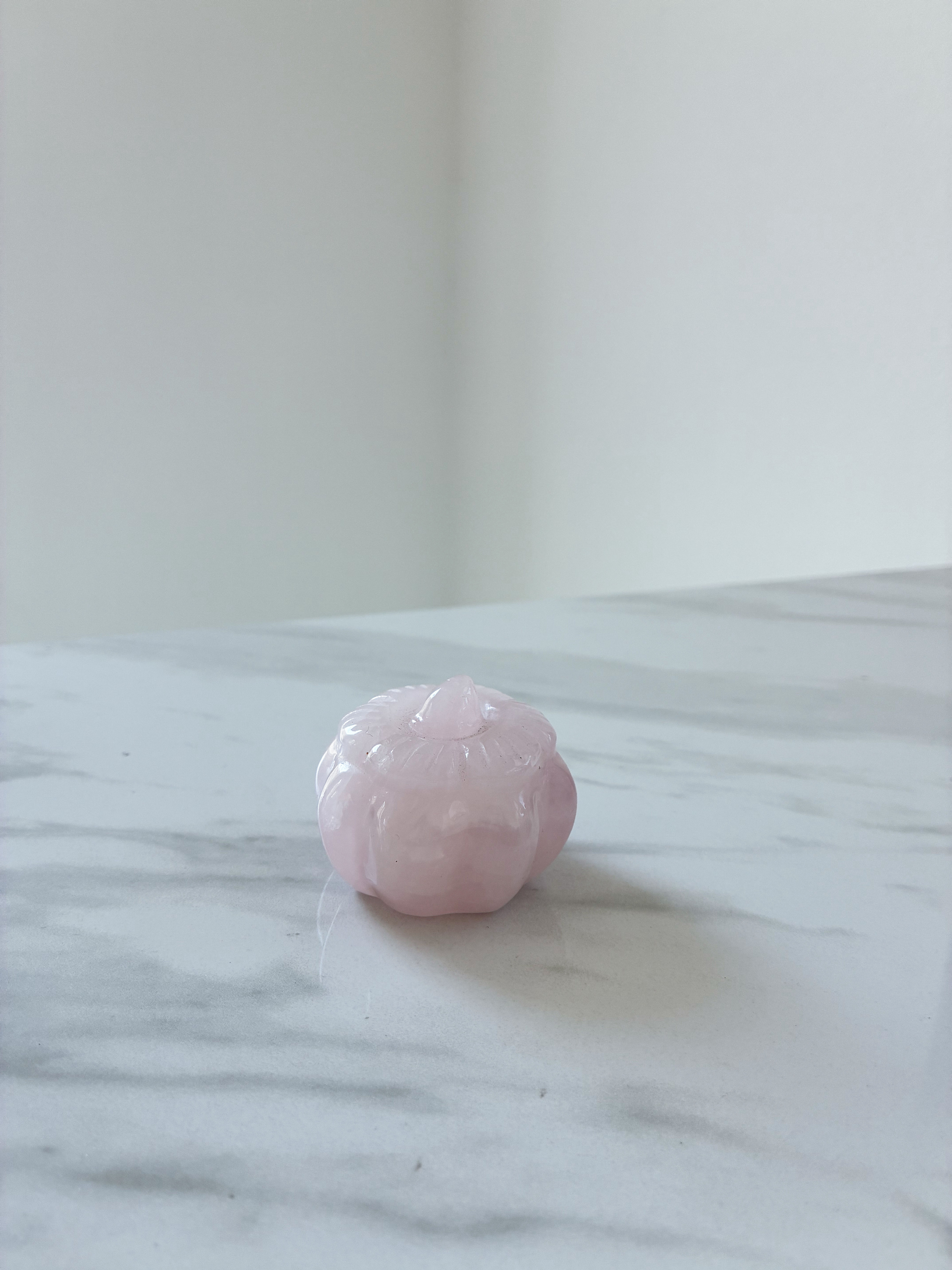 Rose Quartz Pumpkin