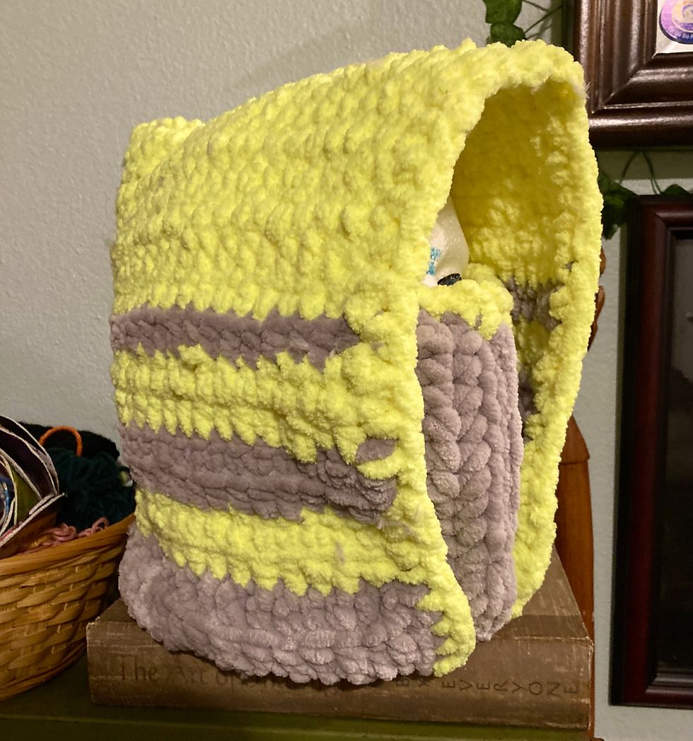 Thumbnail: Crocheted Hooded Cowl