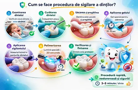 Pasii sigilarii dentare Mdentist Kids.webp
