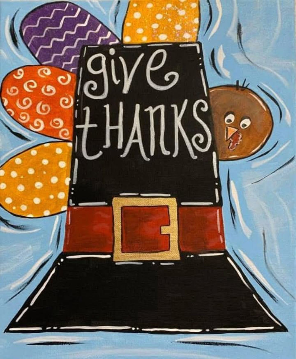 Kids Pizza and Paint- Give Thanks at 812 Pizza 