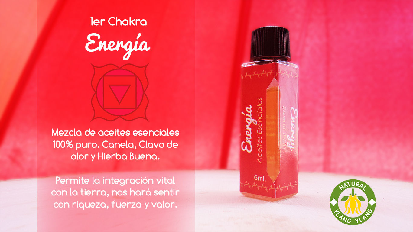 Mezclas de Aceites Esenciales Energía⚡️Primer Chakra- Muladhara.