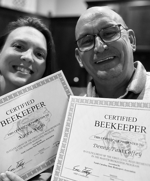 North Carolina Certified Beekeeper Certificate