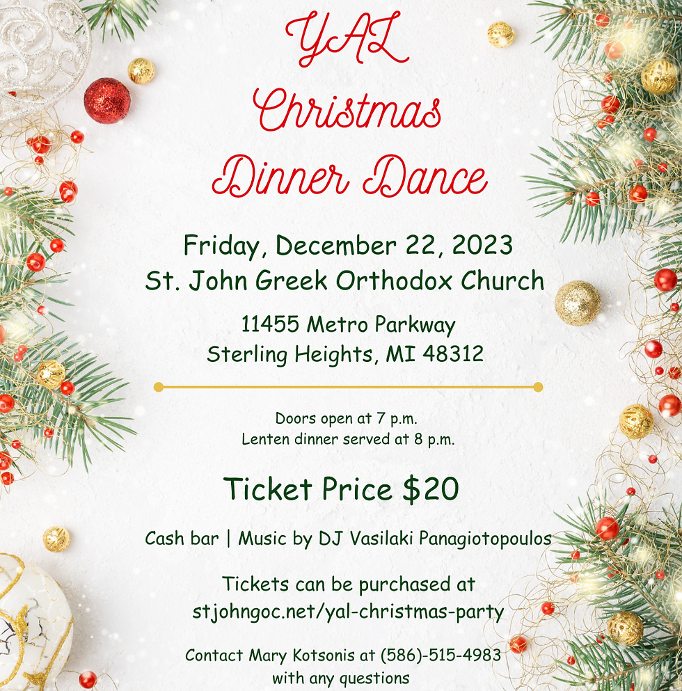 YAL Christmas Dinner Dance