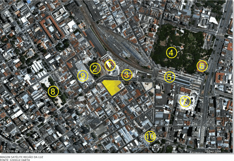 tons da arquitetura localização de terreno