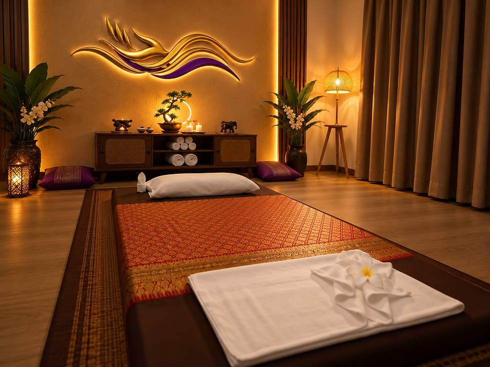 Thai massage room for one
