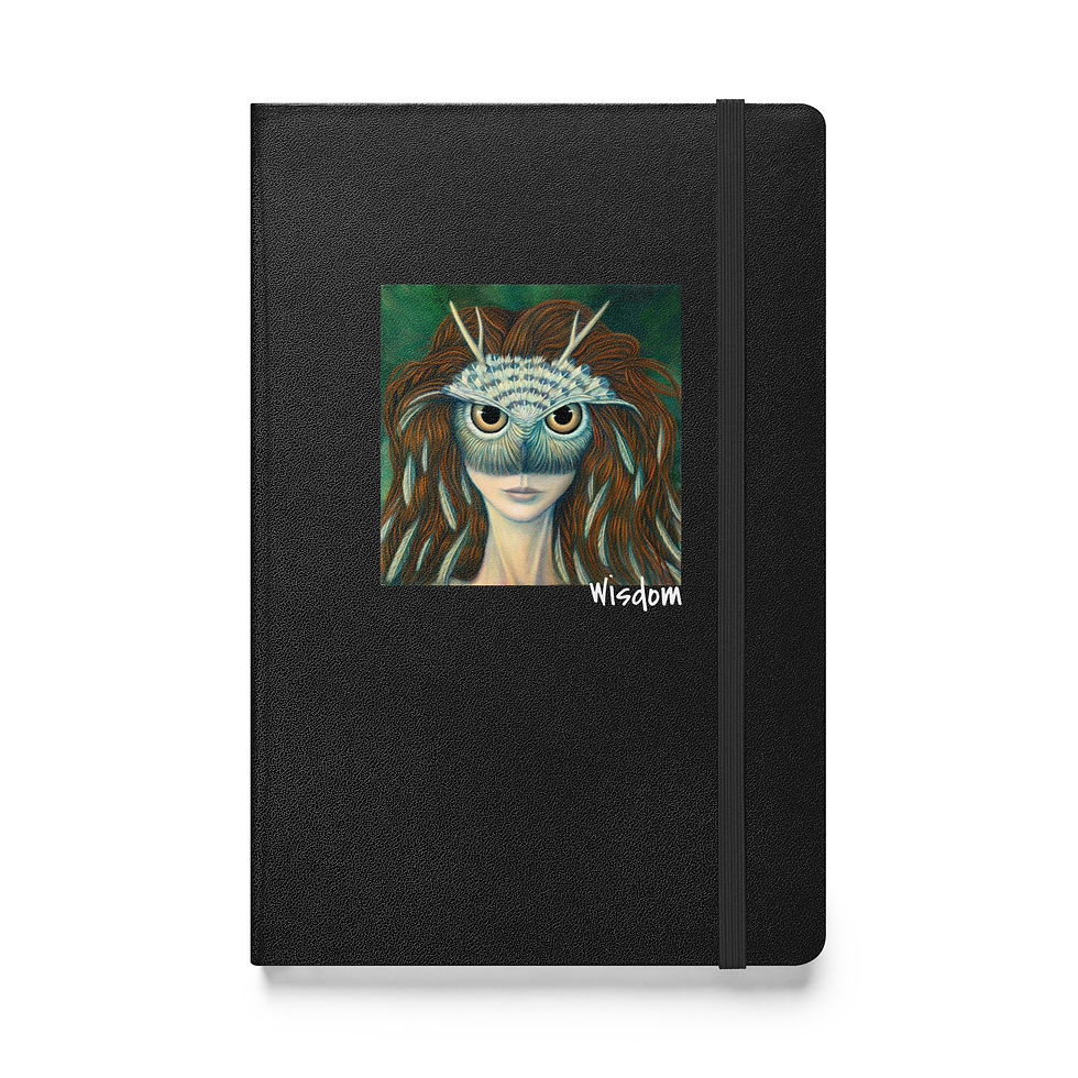 Wisdom on a Hardcover Bound Notebook/Journal