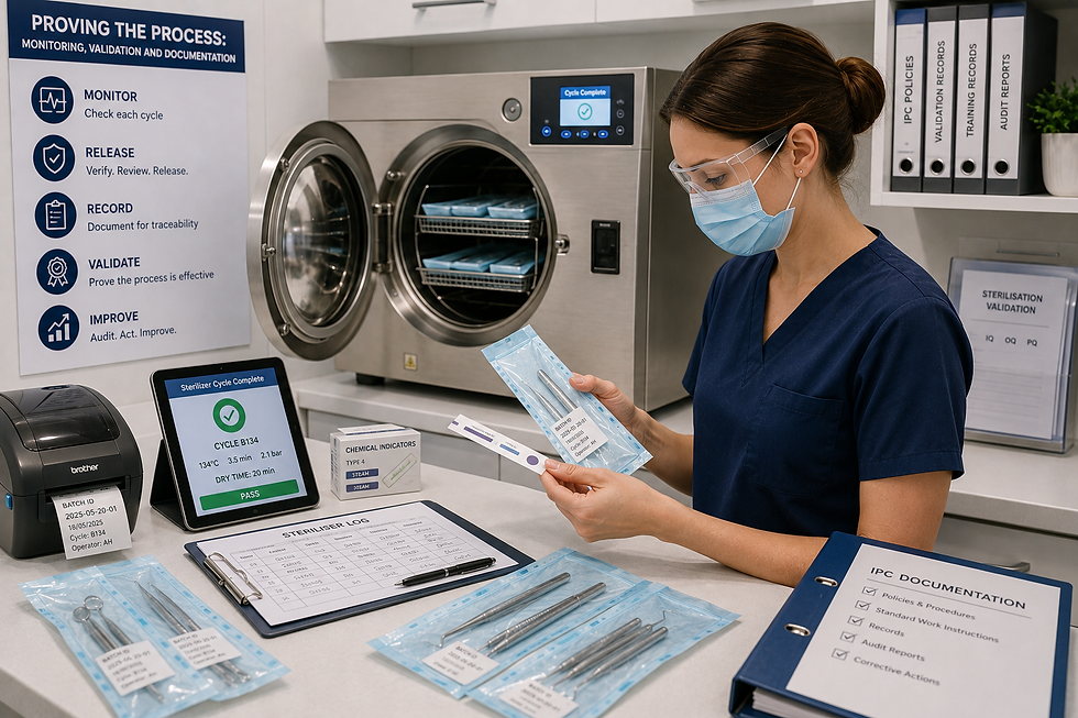 Proving the process: monitoring, validation and documentation