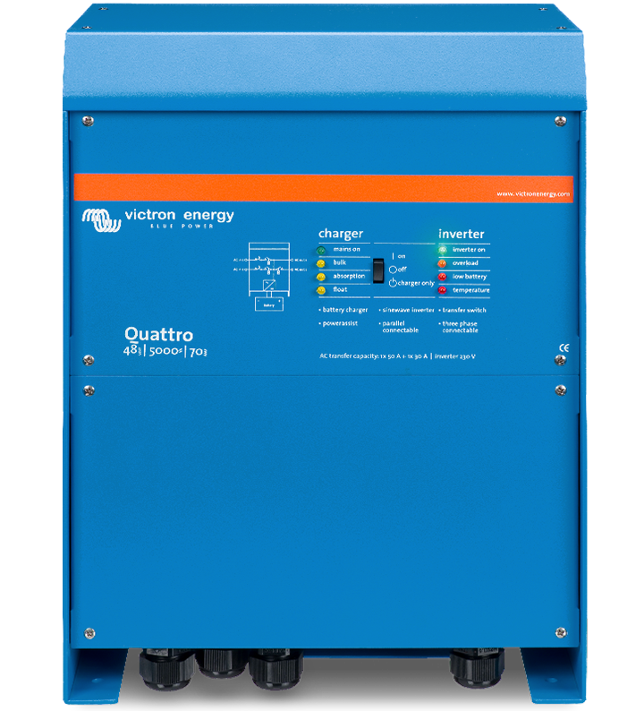 Victron Quattro 15KVA 48V 230V 50HZ Inverter Charger Sharaf DG Energy