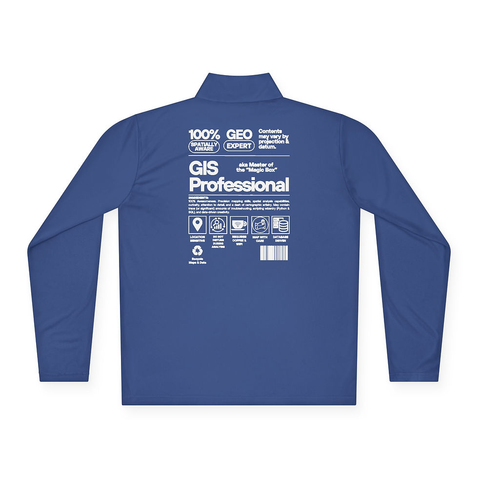 Thumbnail: GIS Professional Unisex Quarter-Zip Pullover