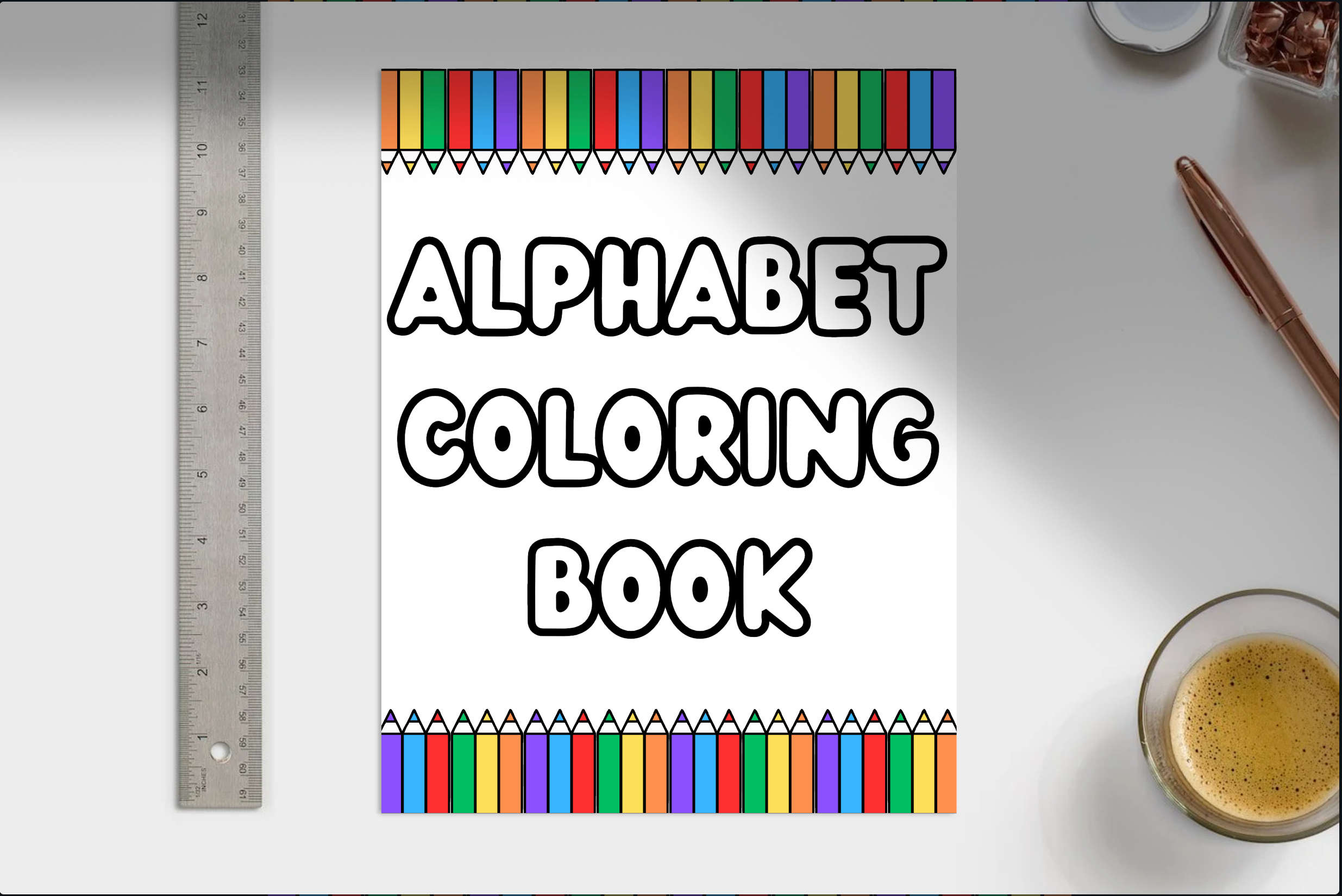 Alphabet Coloring Book | Learning from A to Z