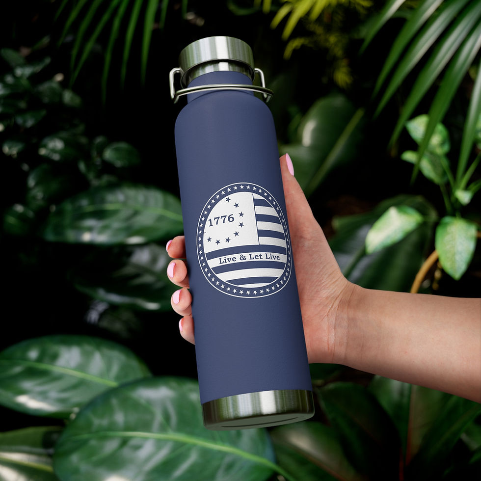 Thumbnail: 22oz Copper Vacuum Insulated Bottle 1776 American Drinkware