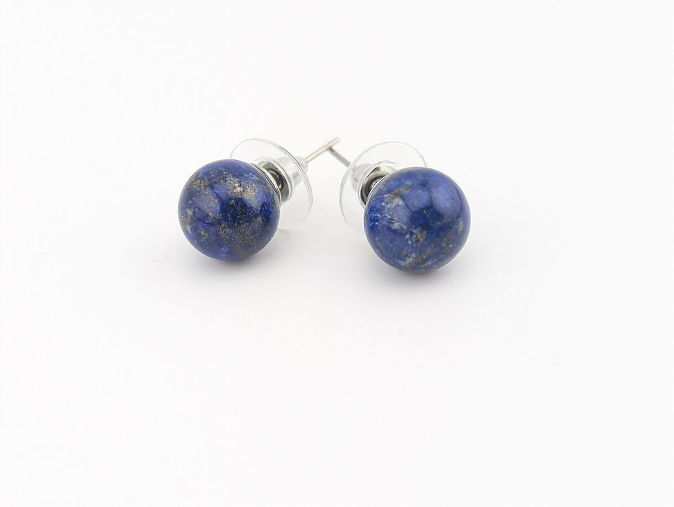 Miniature : Boucles d'oreilles lapis-lazuli 