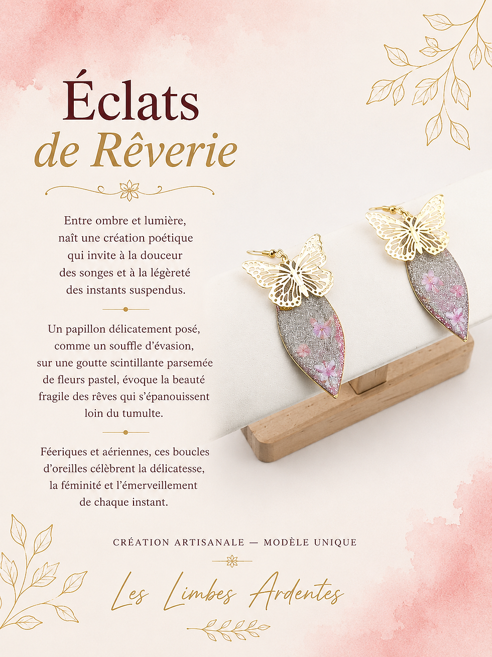 Miniature : Boucles d'oreilles éclat de rêverie