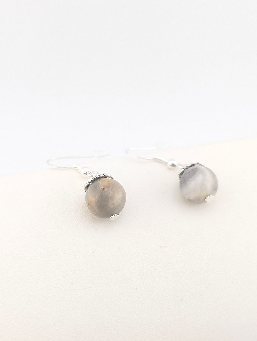 Miniature : Boucles d'oreilles Agate naturelle