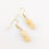Miniature : Boucles d'oreilles calcite jaune 