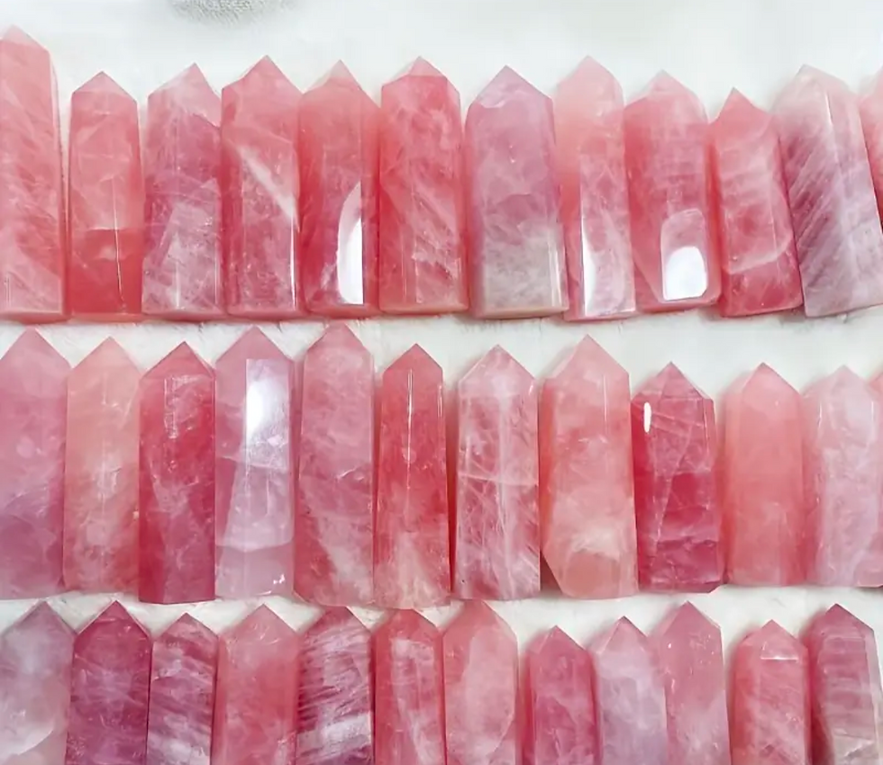 Miniature : Pointe Quartz rose 