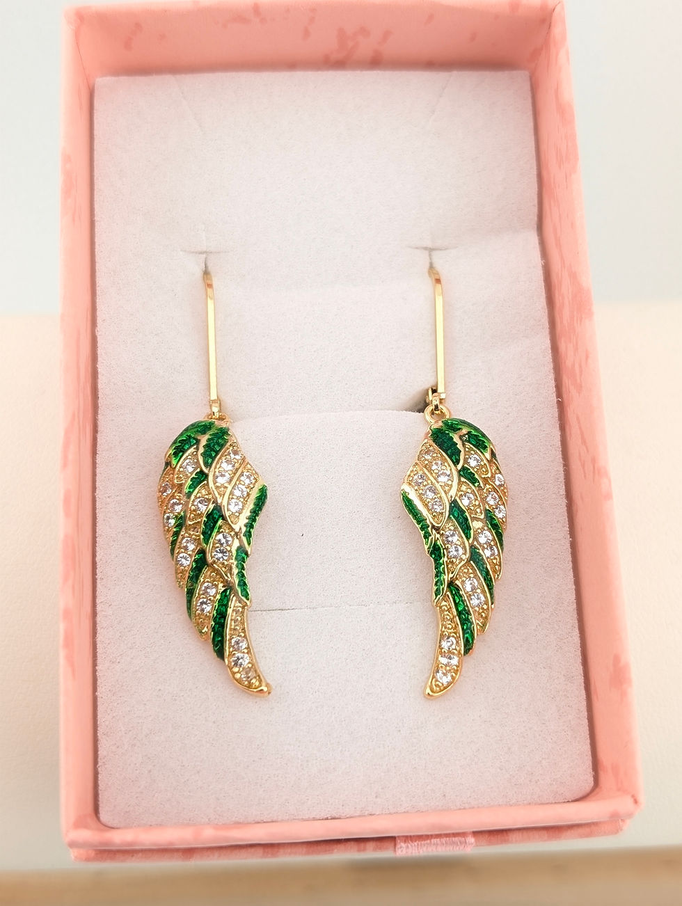 Miniature : Boucles d'oreilles Élégance Pauline Verte