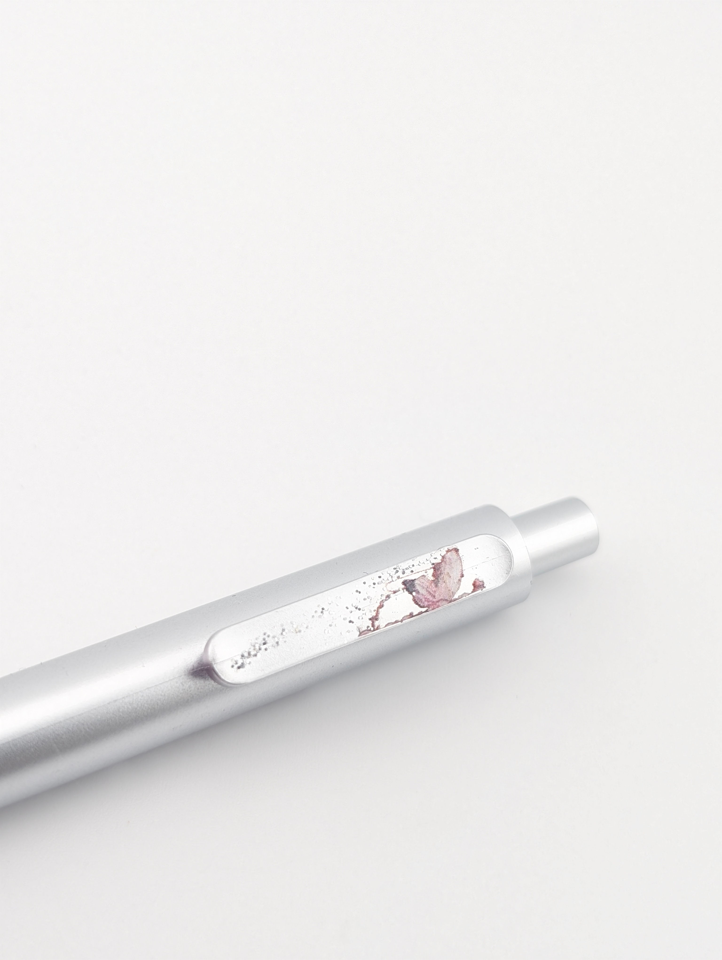 Stylo silver papillon gauche