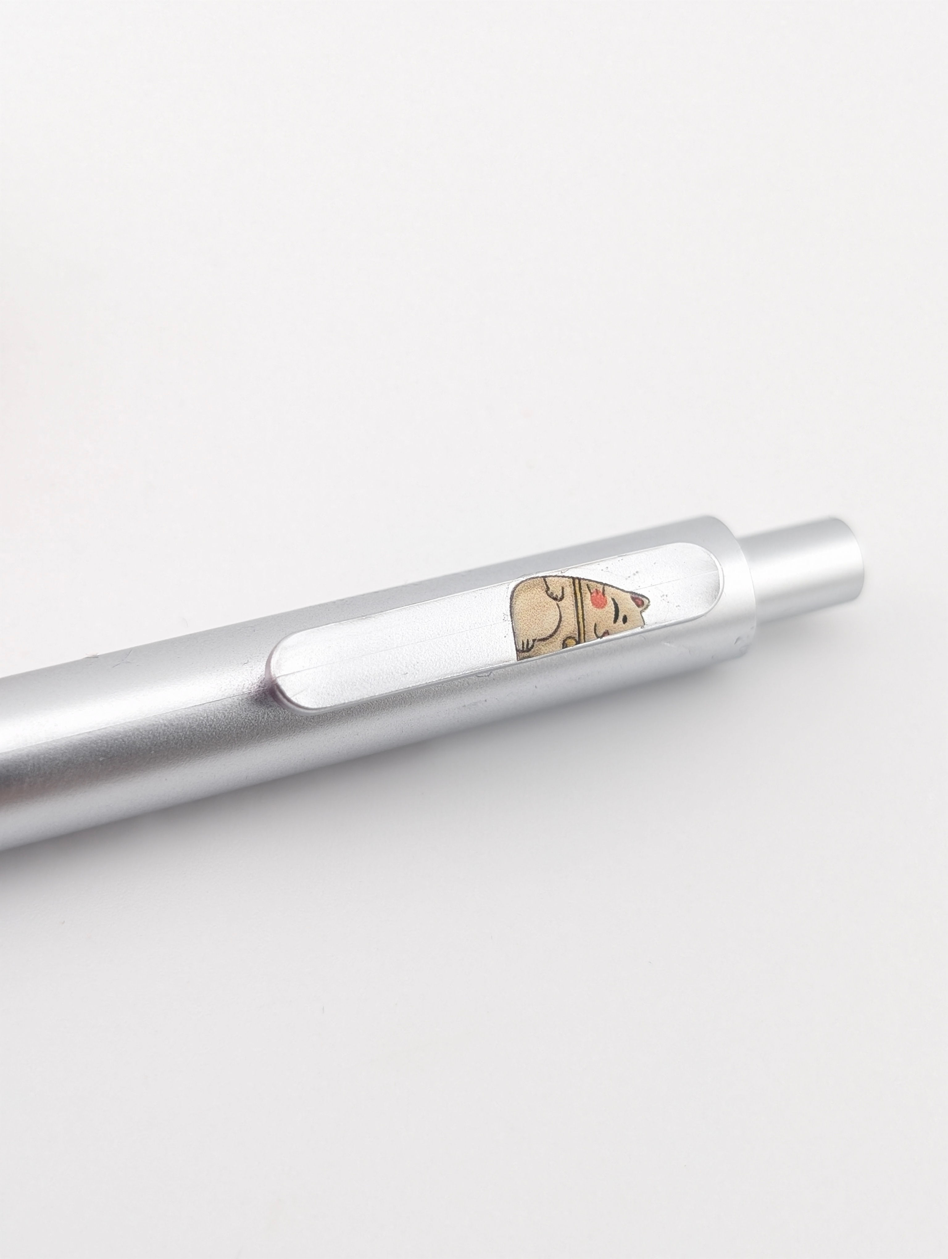 Stylo silver chat droite